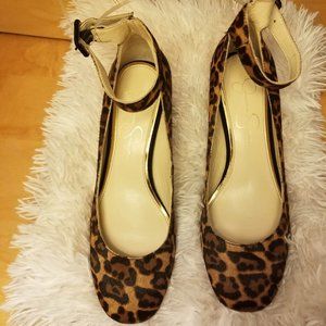 Jessica Simpson Leopard Print Heels